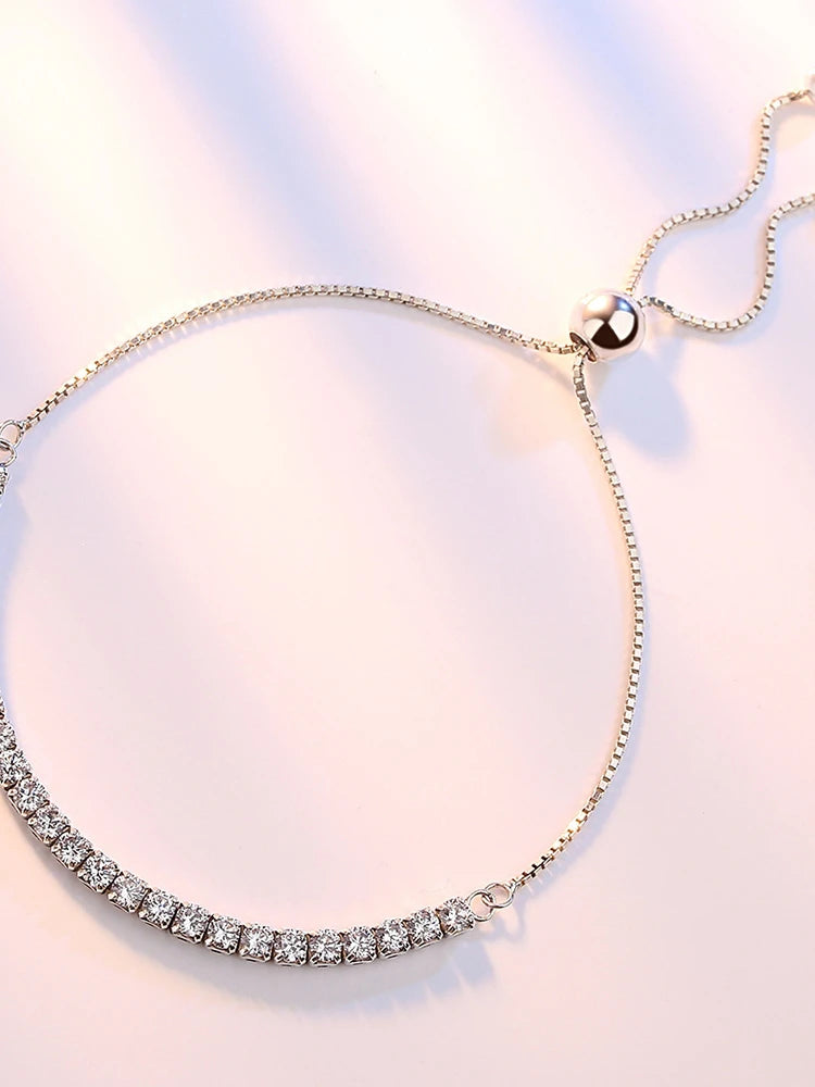 Silver Tennis Bracelet
