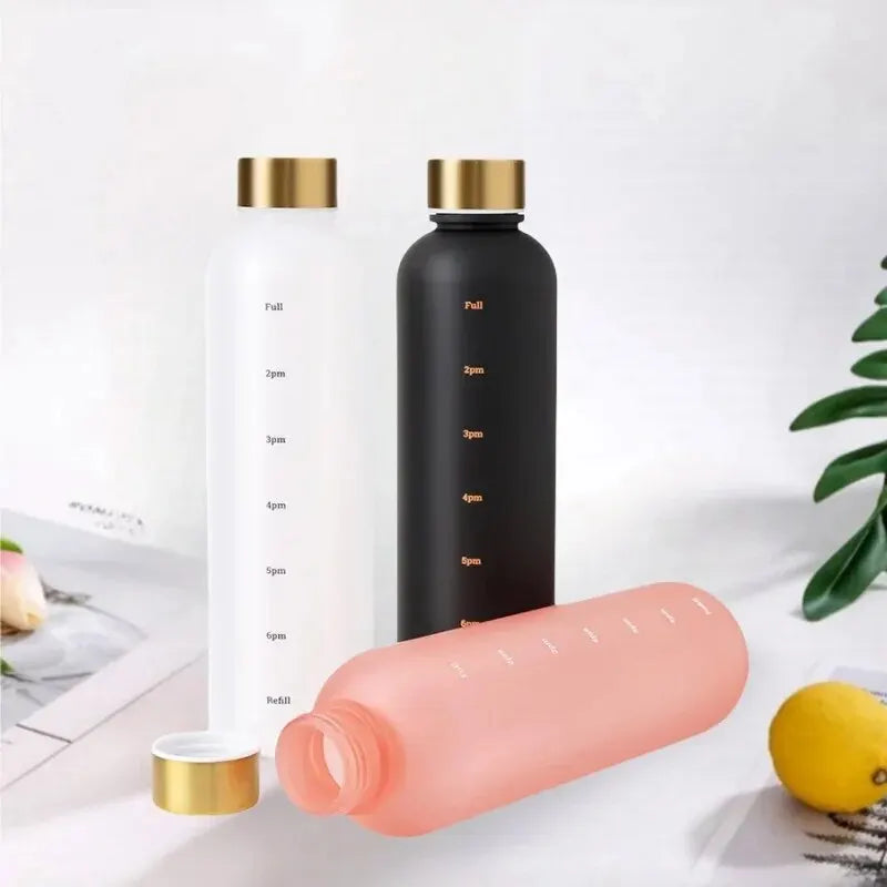 1 Litre Time Marker Water Bottle