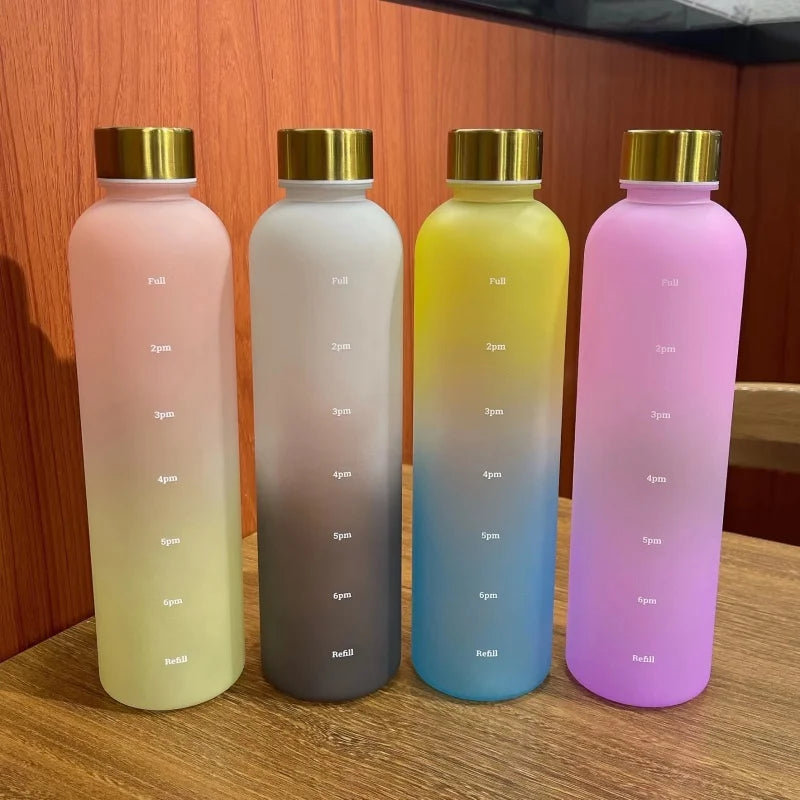 1 Litre Time Marker Water Bottle